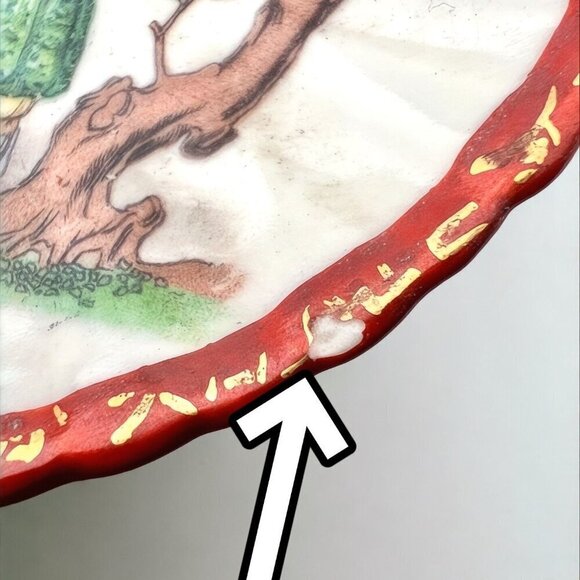 Antique Japanese Kutani Porcelain Teacup & Saucer Set Hand-Painted - Picture 11 of 11